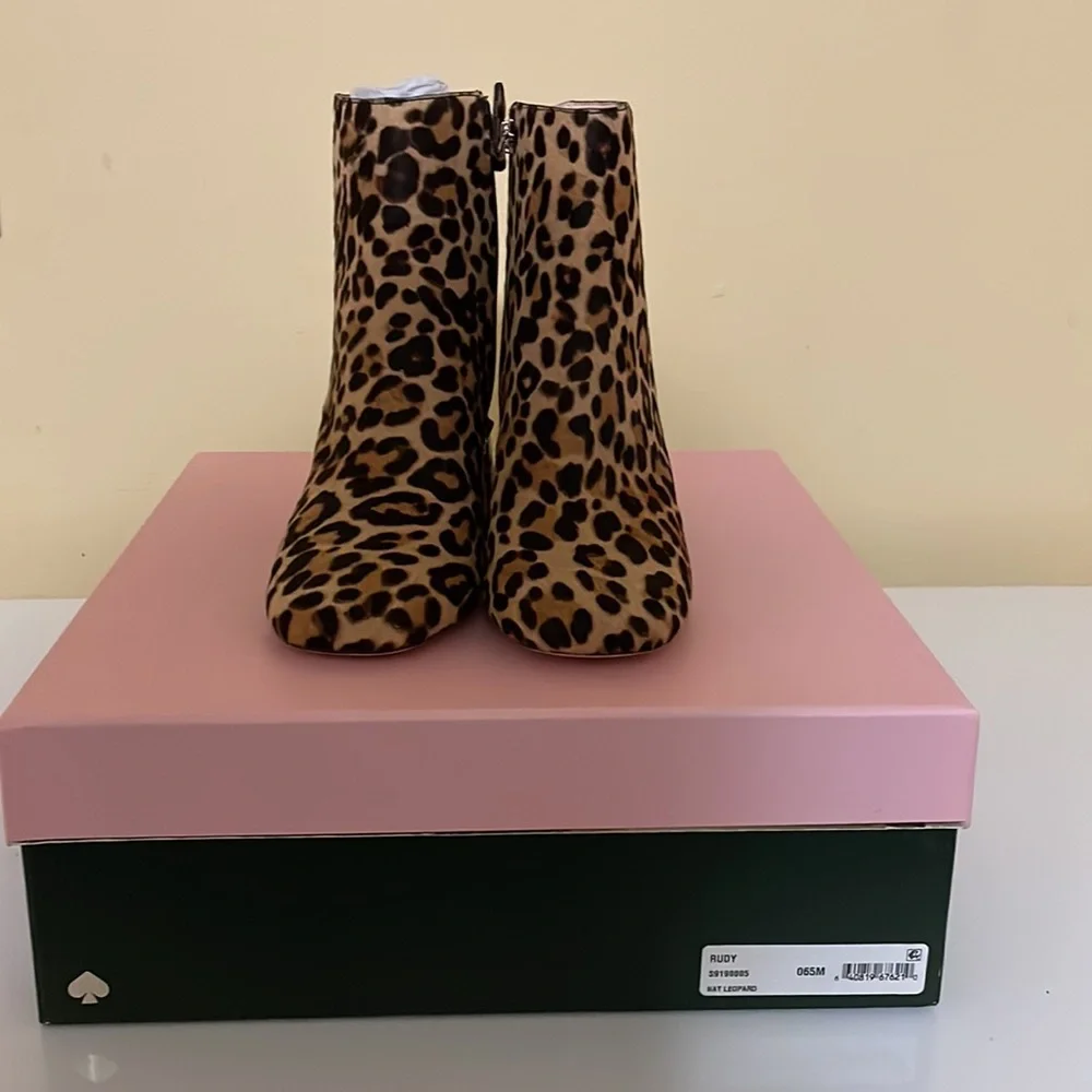Kate Spade New York Real Cow Fur Ankle Boots - Picture 4 of 5